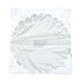 Crystallove 200pcs White Round Disposable Lace Paper Doilies Cake Placemats Crafting Coaster of Tableware Decoration (10.5
