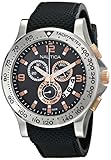 Nautica Men's NAD19504G NST 600 Chrono Analog Display Japanese Quartz Black Watch