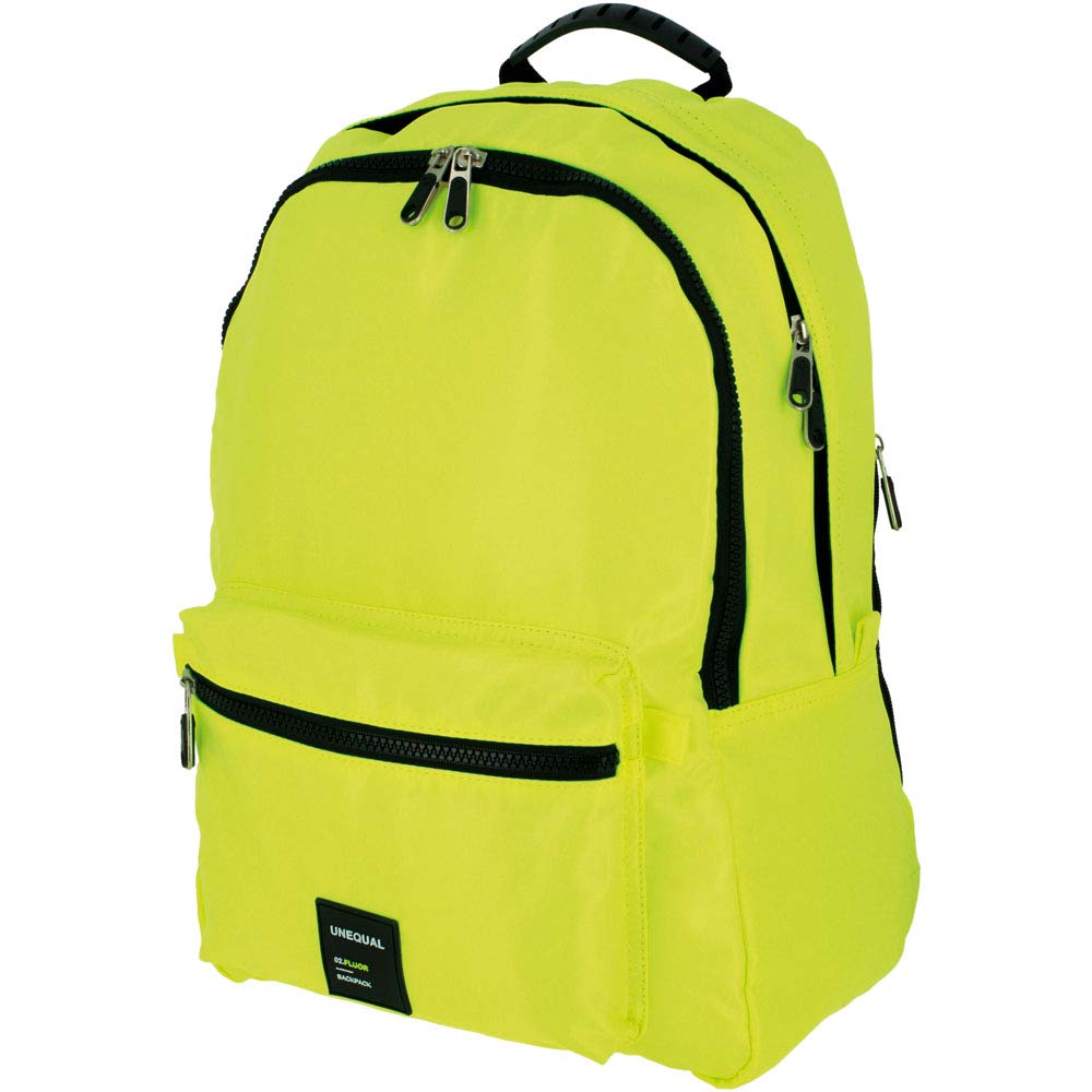 Grafoplás 37502761 Unequal Fluor Collection School Backpack, Yellow, 31.5 x 43 x 20 cm