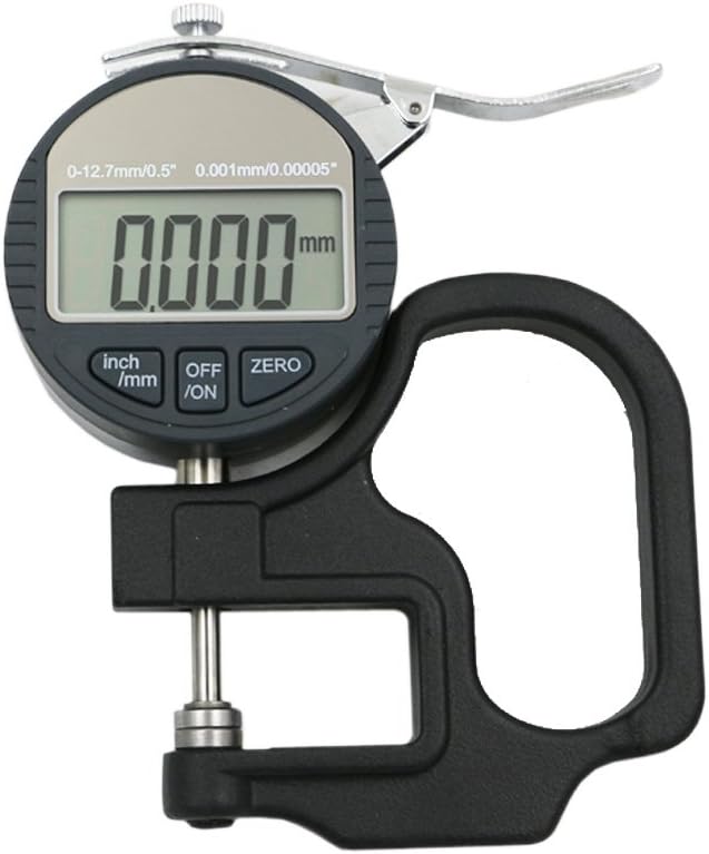 QST 0.001mm Electronic Thickness Gauge 10mm Digital Micrometer Thickness Meter Micrometro Thickness Tester With RS232 Data Output