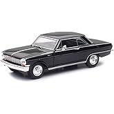New Ray 1964 Chevrolet Nova SS Black Muscle Car Collection 1/25 Diecast Model Car