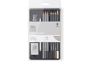 Winsor & Newton Studio Collection Artist Pencils, Sketching Pencils, Set of 10