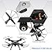 Syma Xmas Gift X5HC 2.4 GHZ 6 Axis Gyro Barometer Altitude Hold RC Headless Mode Quadcopter Drone UFO with 2.0MP HD Camera and Floureon Propeller