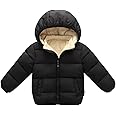 LAVIQK Baby Boys Girls Toddlers Winter Coats Puffer Jacket Hooded Down Snow Jacket Coat Outerwear