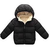 LAVIQK Baby Boys Girls Toddlers Winter Coats Puffer Jacket Hooded Down Snow Jacket Coat Outerwear