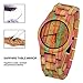 Niceshop Bamboo watches Wood grain The new watch with bamboo,fashion watches for women with Mix colors