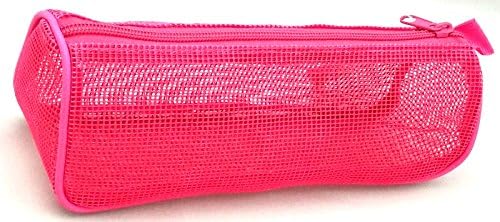 Winnable Mesh Pencil Case Light Weight & Durable. Size: 9 x 3 x 3 - Design May Vary - Girl Color May Vary