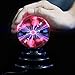 ScienceGeek USB Or Batteries Powered Touch and Sound Light Activation Magic Plasma Ball Novelty Toy Black Base