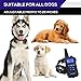 Shock Training Collar For Dogs - Rechargeable With Remote - Waterproof Dog Bark Collar - Safe & Humane - Vibration, LED Light & Beep