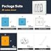 MAGINELS Closet Shelves Wardrobe Clothes Organizer Cube Storage Armoire Cabinet Dresser for Bedroom Portable Wood Grain 10 Cube & 5 Hanging Section
