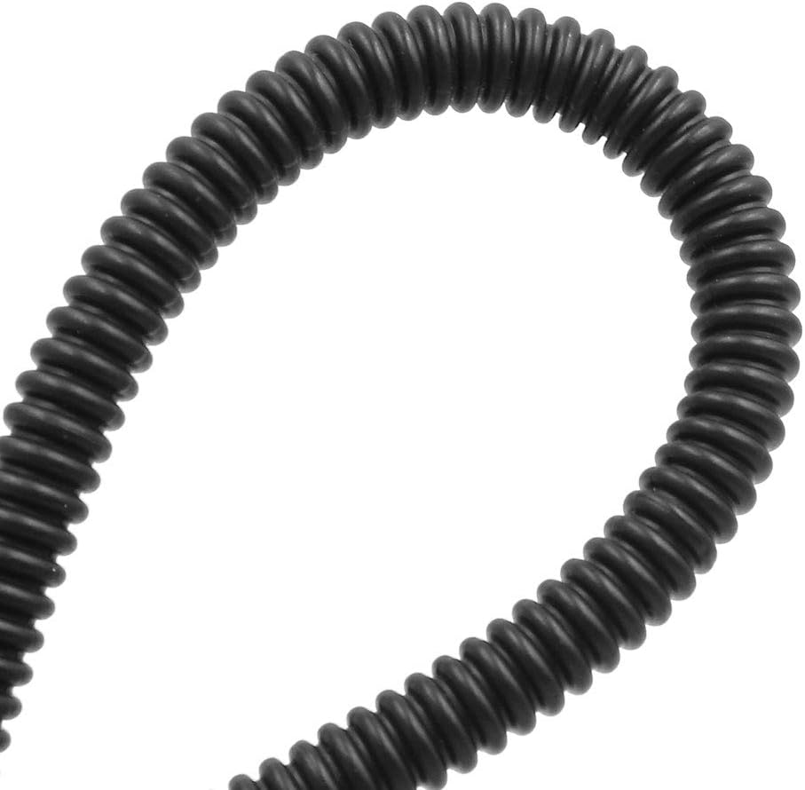 X AUTOHAUX 9.84ft Car Flexible No Pre-Split Loom Wire Tubing 5mm Inner Dia, Black, 3m - Image 4