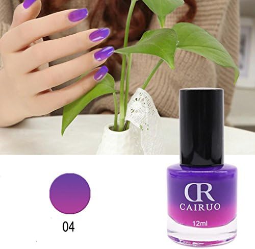 Quartly 12ml Temperature Change Nail Polish Color Temperature Control Nail Oil 26 Color (D)