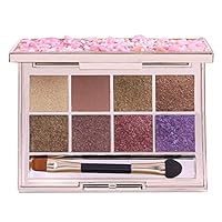 Eyeshadow Palette Matte Shimmer,8 Colors Highly Pigmented Eye Shadows Powder Makeup Set for Natural Smoky Cosmetic