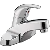 Peerless Centerset Bathroom Faucet Chrome, Bathroom Sink Faucet, Single Handle, Chrome P131LF