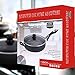 Nonstick Jumbo Cooker/Sauté Pan Grey 11 inches - Deep Frying Pan Cookware with Glass Lid - Dishwasher Safe by Utopia Kitchen