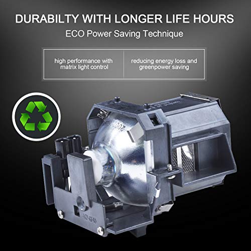 for Epson ELPLP35 V13H010L35 Epson H373a Lamp H419a Projector Replacement Lamp with housing.(180days Warranty)