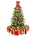 Resinta 6 Pack Red Velvet Christmas Bow for Holiday Christmas Decoration or Home Décor, 10 Inch by 16 Inch (6)
