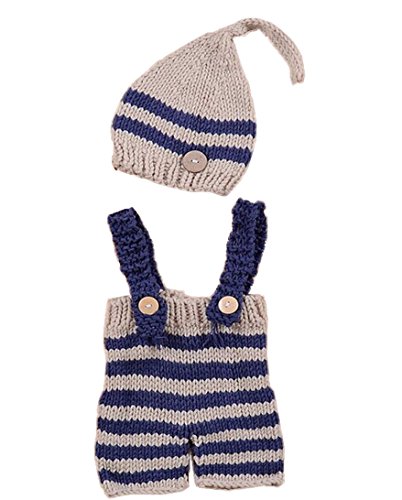 Rainbowlight Newborn Baby Girls Boys Crochet Knit Costume Photo Photography Prop Outfits SZ 0-100days