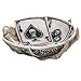 Pacific Giftware Dead Man's Hand Poker Skull Ashtray 4.75 Inch W