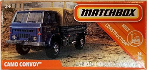 Matchbox 2018 Power Grabs MBX Construction 16/20 Camo Convoy 58/125 (BBFHX26)