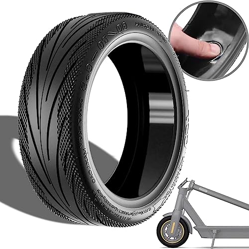 Felixstory 10 Inch Tire, 10x2.5 60/70-6.5 Vacuum Outer Tire for Segway Ninebot Max G2 G30P G30LP Electric Scooter, Original Tubeless Tyre, Built-in Self-repair Glue, fit for VOLPAM SP01, Hiboy S2 MAX