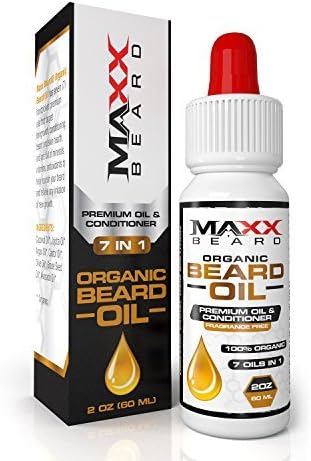 Maxx Beard 7 in 1 Organic Beard Oil and Conditioner, 2oz by maxx beard