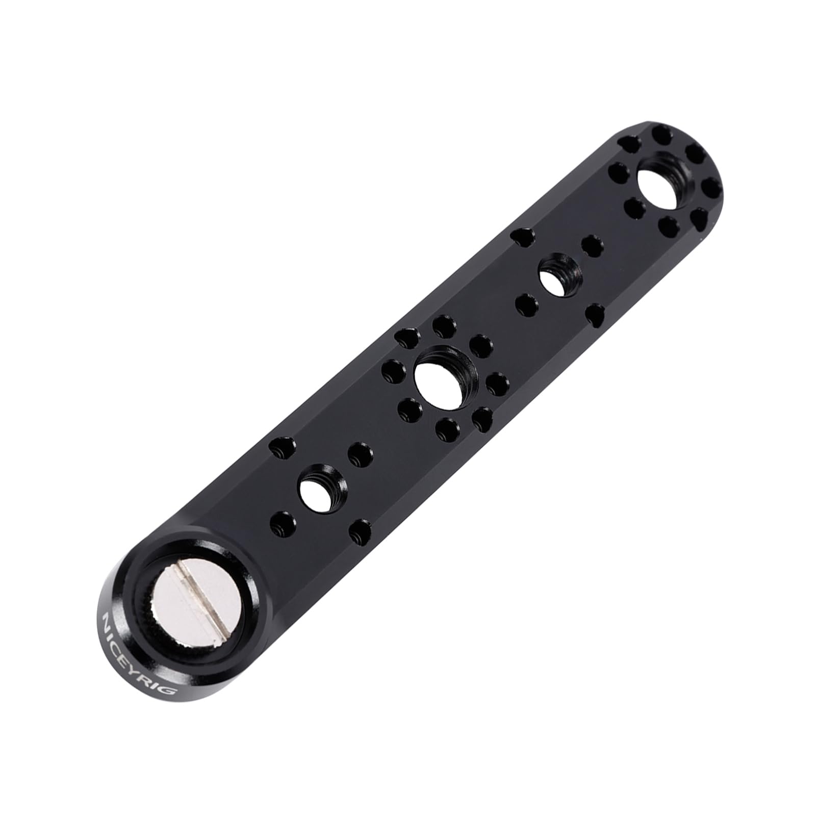 NICEYRIG Extension Cheese Bar with 1/4”& 3/8”ARRI Locating Hole, Quick Release NATO Rail, Easy Bracket for ARRI Mount Camera Accessories Expansion-569