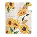 Wamika Watercolor Sunflowers Welcome Magnetic Mailbox Cover Wraps Yellow Flower Small Size 20.8(L) x 18(W) MailWrap for Outside Garden Home Decor