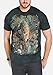The Mountain Enchanted Wolf Pool Adult T-Shirt, Blue, 3XL