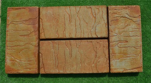 Sold set 6 PIECE DESIGN CONCRETE MOLDS for PAVING BRICK SLAB patio garden path MOULD#S23