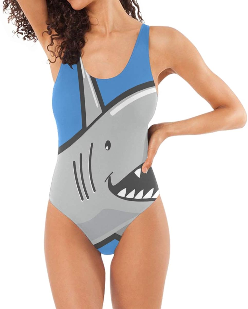 One Piece Swimsuit Lovely Funny Baby Shark Women's Swimwear