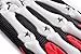 Chitone Full Finger Skeleton Motocross Riding Gloves for Motorcycle (Large, White)