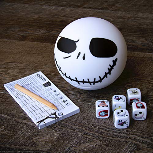 Disney Yahtzee The Nightmare Before Christmas Dice Game Collectible