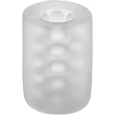 Doc Johnson GoodHead - Glow Helping Head - Ultimate BJ Helper - 2.3 inch ULTRASKYN Stroker - Compact Design Allows for Oral Play - Frost (Glows in the Dark)