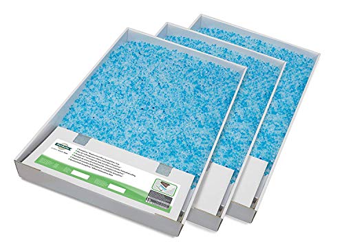 Bac Rechange Litiere Absorbante Anti Odeur Chat Cristal Bleu Paquet De 3 Ebay
