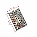 WEICHUAN 20pcs Antique Bronze Tone Hinges - Vintage Drawer Box Case Cabinet Cupboard Carpenter Repair decoration Hardware with screws (style 1)