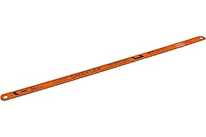 Bahco Sandflex 5-Piece Bi-Metal Hand Hacksaw Blades, 12 Inch Length, 24 Teeth Per Inch (TPI), Shatterproof, Increased Comfort, High Flexibility, Heavy-Duty Construction