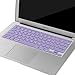 MOSISO Silicone Keyboard Cover Compatible with MacBook Air 13 inch A1466 A1369 2010-2017&Compatible with MacBook Pro 13/15 inch (with/Without Retina Display, 2015 or Older Version), Light Purple