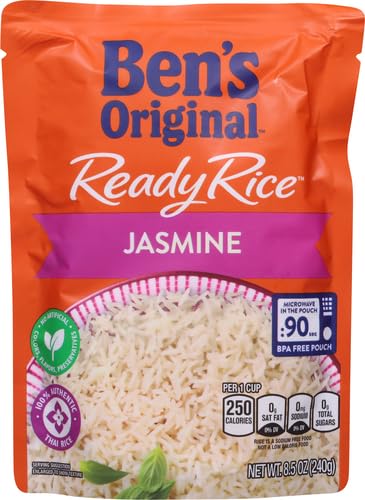 BEN’S ORIGINAL READY RICE JASMINE RICE, EASY DINNER SIDE, 8.5 OZ POUCH
