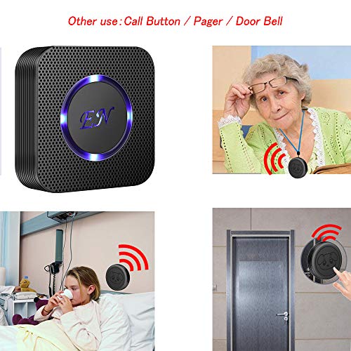 EverNary Dog Door Bell Wireless Doggie Doorbells for Potty Training