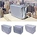 Air Conditioner Cover, Outdoor Rectangle Anti-Snow Home Use - Silver (Size: 37x15.7x28.7inch)