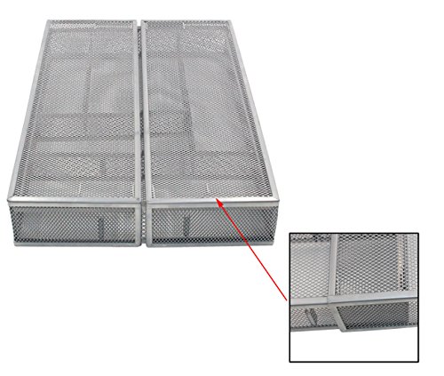 ESYLIFE Expandable Kitchen Drawer Silverware Utensils Organizer Mesh Cutlery Tray, 8-10 Compartments