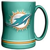 Miami Dolphins Sculpted Coffee Mug,450 ml