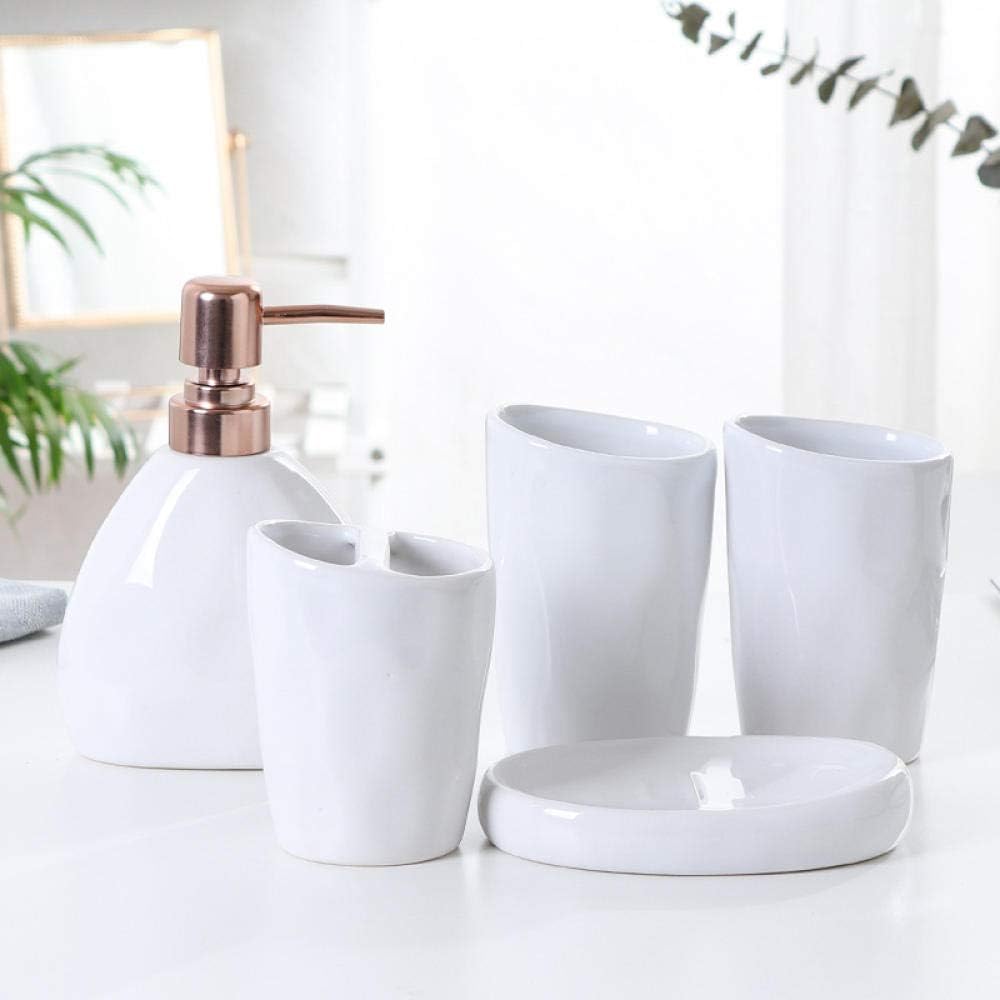 N_A Toilet Cup Supplies Simple Bathroom Set Bathroom Household Ceramic