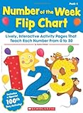 Number of the Week Flip Chart: Write-On/Wipe-Off Activity Pages That Teach Each Number From 0 to 10