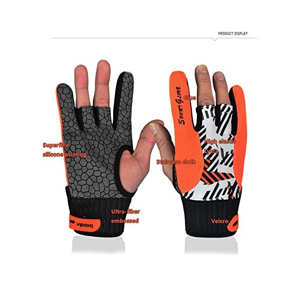 Professional AntiSkid Bowling Gloves Comfortable Bowling Accessories