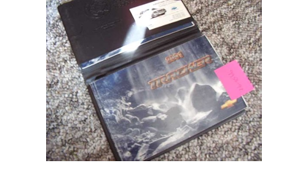 2001 Chevrolet Tracker Owners Manual Chevrolet Amazon Com Books