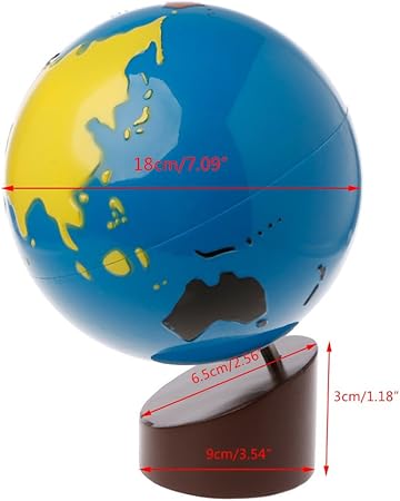 Sphère De Géographie Montessori Le Monde Divertit Amazonfr