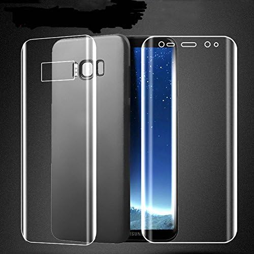 [4-Pack] -Samsung Galaxy Note8 Screen Protector HD[3D Full Coverage] [Scratch Proof] Full Cover Screen Protector Curved Clear PET Film For Samsung Galaxy Note8 ( Not Tempered Glass )2Front and 2Back
