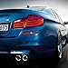 Haocc Loud M Silver 3pcs ABS Plastic Tri Color Fender Side +Rear Trunk Emblems Logo Decal Badge Sticker for All BMW